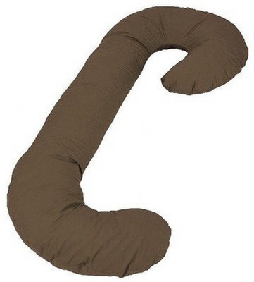 

MomToBe Solid Pregnancy Pillow Pack of 1(Brown)