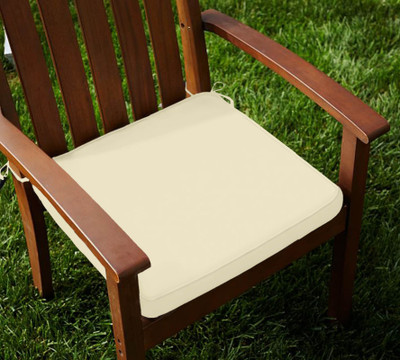 

Lushomes Plain Chair Cushion Pack of 2(Ecru)