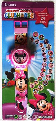 

AayKayEnterprises Mickey Mouse Club House Projector watch(Pink)