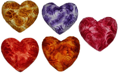 

paramorasi Floral Boyfriend Pillow Pack of 5(Multicolor)