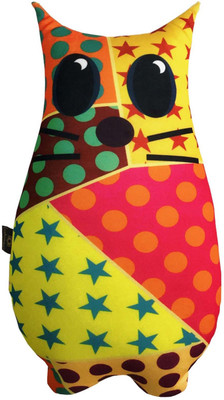 

Lushomes Cat Decorative Cushion Pack of 1(Multicolor)