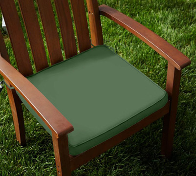 

Lushomes Solid Chair Cushion Pack of 2(Vineyard Green)