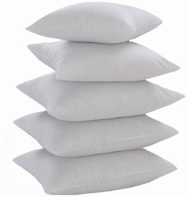 Aericia Solid Throw Pillow Pack of 5(White)