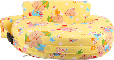 

MomToBe Teddy Print Baby Pillow(Yellow)