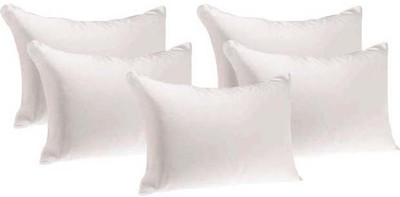 

Shivkirpa Plain Air Pillow Pack of 5(White)