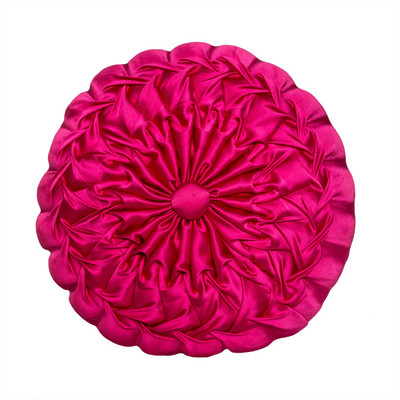

Welcome Cushions Solid Decorative Cushion Pack of 1(Pink)
