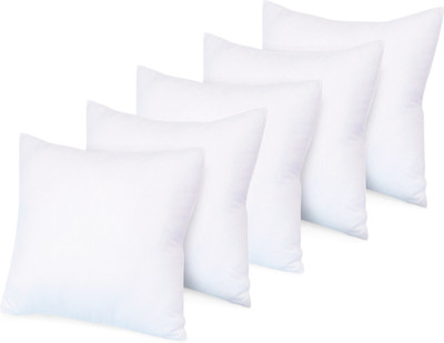 39% OFF on ZIKRAK EXIM Polyester Plaid Back Cushion Pack of 1(White)