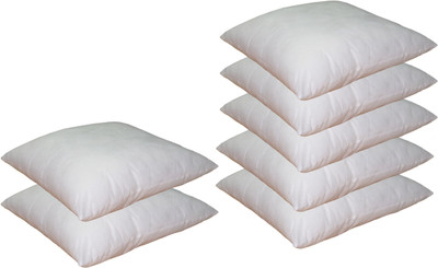 

Lushomes Plain Back Cushion Pack of 7(White)