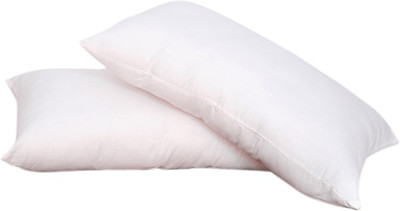 Parteek plain Bed/Sleeping Pillow(White)