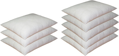 

Lushomes Solid Bed/Sleeping Pillow Pack of 8(White)