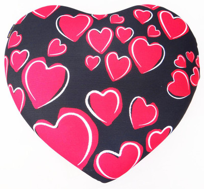 30% OFF on ORKA Micro Beads Printed Heart Cushion Travel Pillow Pack of 1(Multicolor)
