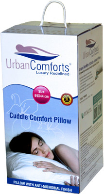 11% OFF on Urban Comforts Solid Bed/Sleeping Pillow Pack of 1(White) 11% OFF on Urban Comforts Solid Bed/Sleeping Pillow Pack of 1(White)