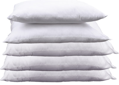

Stop N Shop PLAIN Bed/Sleeping Pillow Pack of 5(White)