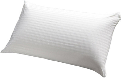 

JDX Striped Bed/Sleeping Pillow Pack of 1(White)
