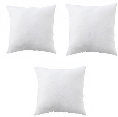 

PumPum Solid Back Cushion Pack of 3(White)