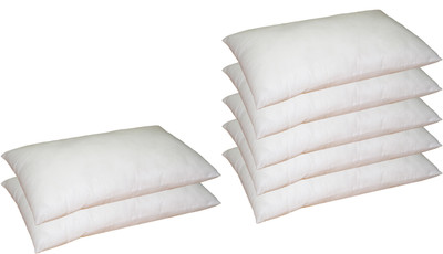 

Lushomes Solid Bed/Sleeping Pillow Pack of 7(White)