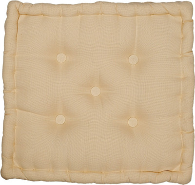 42% OFF on Adt Saral Polyester Fibre Solid Chair Pad Pack of 1(Beige)