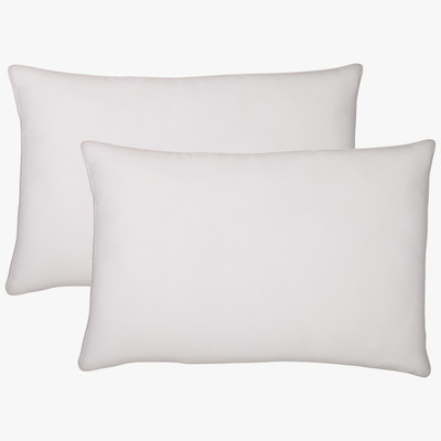

Zyne Solid Bed/Sleeping Pillow Pack of 2(White)