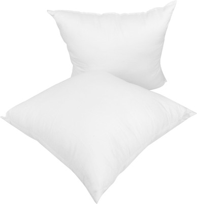 Just Linen Solid Back Cushion Pack of 2(White) Just Linen Solid Back Cushion Pack of 2(White)