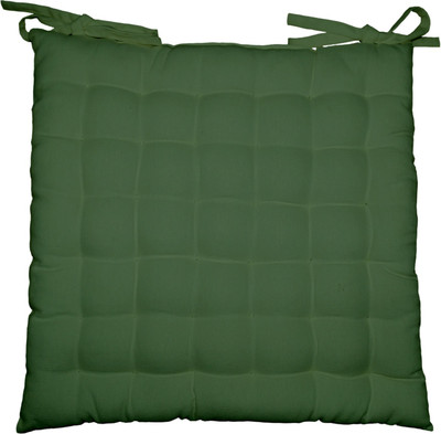 

Lushomes Solid Chair Cushion Pack of 1(Vineyard Green)