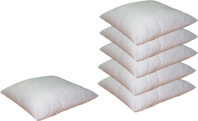 

Lushomes Plain Back Cushion Pack of 6(White)