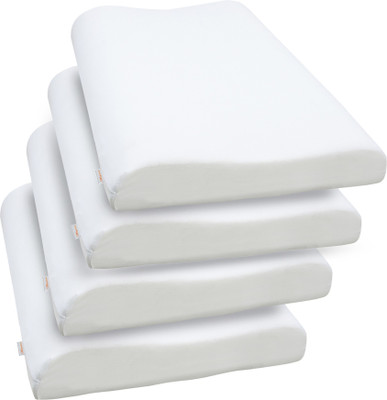 

Magasin Contour Visco Memory Foam Pillow 17 X 24 set of 4 Bed/Sleeping Pillow(White)