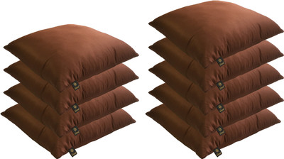 

Lushomes Solid Back Cushion Pack of 9(Choco)