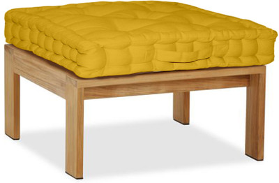 

Lushomes Solid Floor Cushion Pack of 1(Yellow)