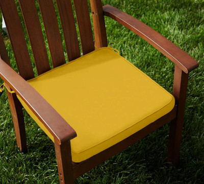

Lushomes Solid Chair Cushion Pack of 2(Lemon Chrome)