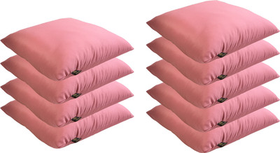 

Lushomes Solid Back Cushion Pack of 9(Pink)