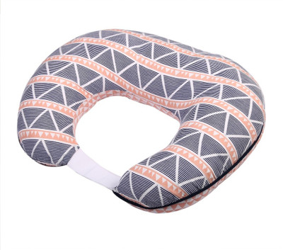 

Bacati Triangles Feeding/Nursing Pillow(Coral ll Navy)