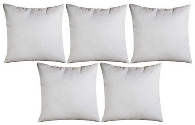 

Peponi Plain Throw Pillow Pack of 5(White)
