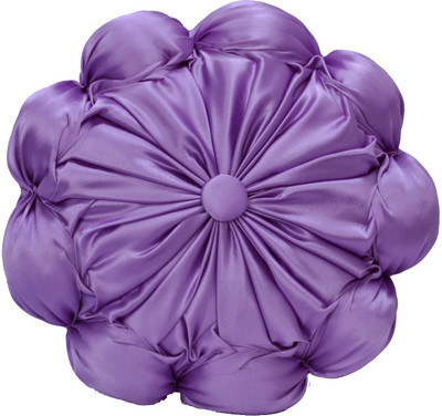 

Welcome Cushions Floral Shape Decorative Cushion Pack of 1(Purple)
