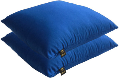 

Lushomes Solid Back Cushion Pack of 2(Cobalt Blue)