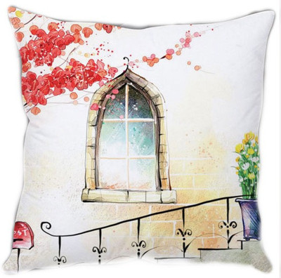41% OFF on StyBuzz Printed Decorative Cushion Pack of 1(White) 41% OFF on StyBuzz Printed Decorative Cushion Pack of 1(White)