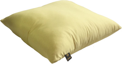 

Lushomes Solid Back Cushion Pack of 1(Lemon Yellow)