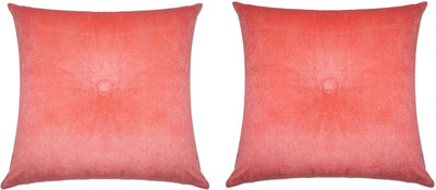 

Lushomes Plain Back Cushion Pack of 2(Light Pink)
