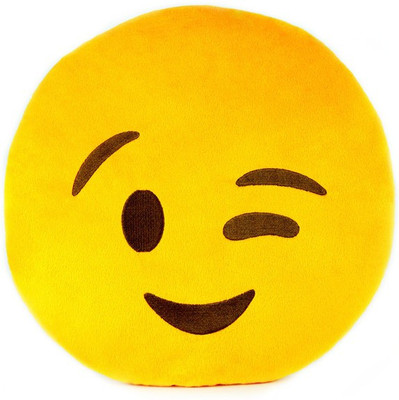

Gadget Paradise Facial Expression Decorative Cushion Pack of 1(Yellow)