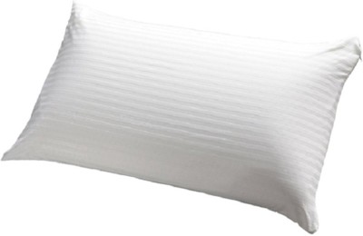 GoldGiftIdeas Stripe Bed/Sleeping Pillow Pack of 1(White) at flipkart