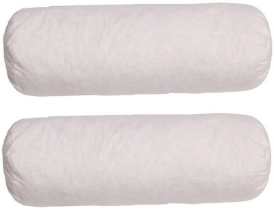 35% OFF on Marudhara Polyester Fibre Solid Bolster Pack of 2(White)