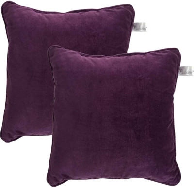 

Lushomes Plain Cushions Cover(Pack of 2, 30 cm*30 cm, Purple)
