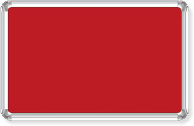 

Action World Red 2x2 ft. Pinup Board Notice Board Bulletin Board(Red)