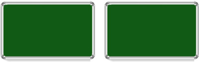 

Bansal Paper Industries 1.5x2 Feet Light Weight Notice Pack of Two Cork Bulletin Board(Green)