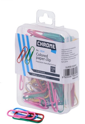 3% OFF on CHROME Colored PVC Coated, Paper Clip Pins(Set Of 10, Transparent) 3% OFF on CHROME Colored PVC Coated, Paper Clip Pins(Set Of 10, Transparent)