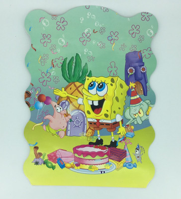 

Funcart Funcart Spongy Bob Paper Pinata Khoi bag Pull String Pinata(Multicolor, Pack of 1)