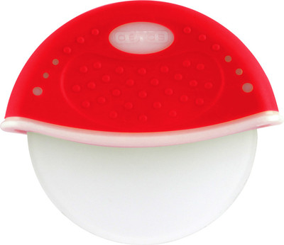 Dexas Red Color Rolling Pizza Cutter(Plastic Pack of 1) Dexas Red Color Rolling Pizza Cutter(Plastic Pack of 1)