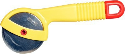 

Shadowfax Round Look Wheel Pizza Cutter(Stainless Steel), Yellow