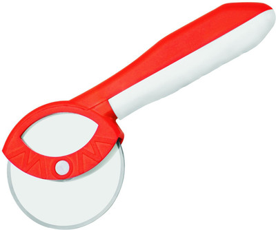 JK Ultimate Rolling Pizza Cutter(Stainless Steel), Red