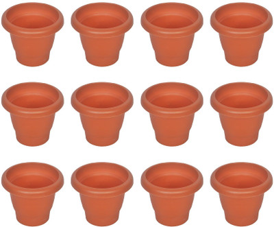 

Real Seed Planter Highly Durable and Elegant Plant Container Set(Pack of 12, Plastic)
