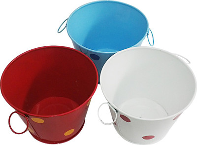 

Greenlands Metal planter Plant Container Set(Pack of 3, Metal)